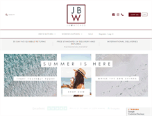 Tablet Screenshot of jbwatches.com